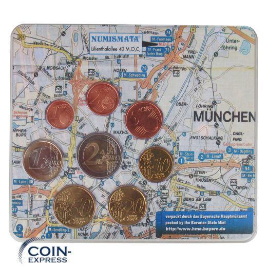 Euro Kursmünzensätze Deutschland 2002 - Numismata München 2003