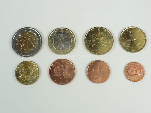 Euro Kursmünzensatz Italien 2003