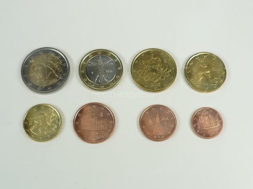 Euro Kursmünzensatz Italien 2006