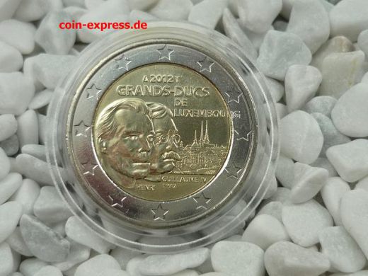 2 Euro Gedenkmünze Luxemburg 2012 - Grands-Ducs