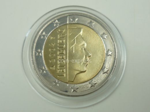 2 Euro Münze Luxemburg 2004