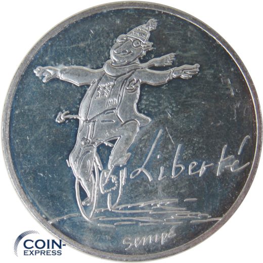 10 Euro Gedenkmünze Frankreich 2014 - Liberte