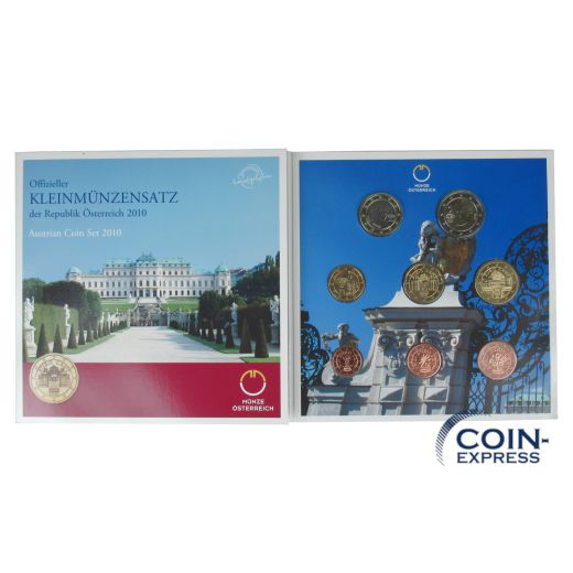 Euro Kursmünzensatz Österreich 2010 HGH