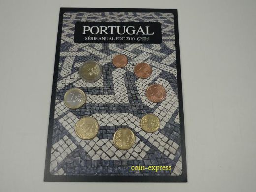 Euro Kursmünzensatz Portugal 2010 FDC